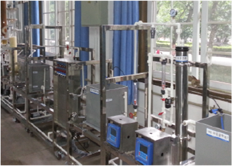 Industrial wastewater test platform of Southwest Chengdu University of Technology